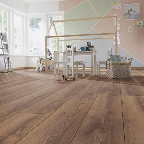 ДУБ ГОРНЫЙ КОРИЧНЕВЫЙ ЛАМИНАТ  KRONOTEX  MAMMUT PLUS ламинат для пола